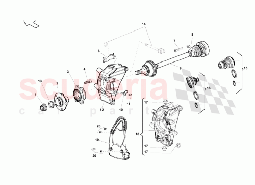 Part Diagram for Lamborghini WHT000237A