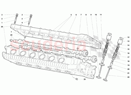 Part Diagram for Lamborghini 001229370