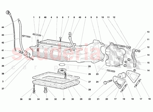 Part Diagram for Lamborghini 001826521