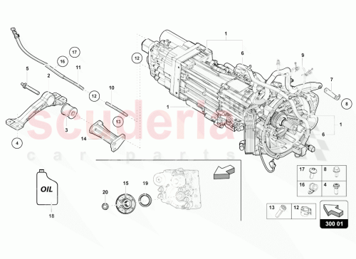 Part Diagram for Lamborghini 0CE301618A