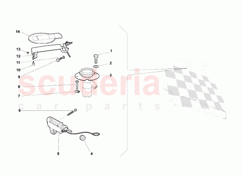 Part Diagram for Lamborghini N0110027