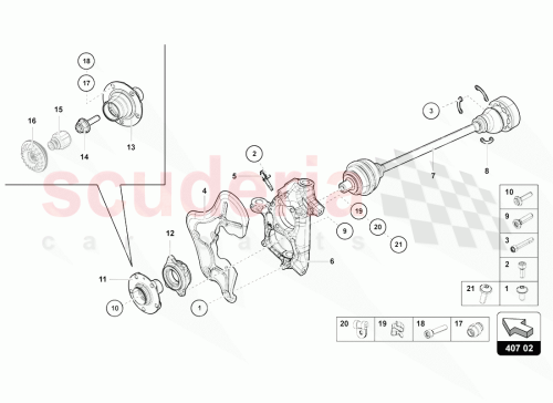 Part Diagram for Lamborghini WHT008292