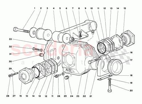 Part Diagram for Lamborghini 008300922