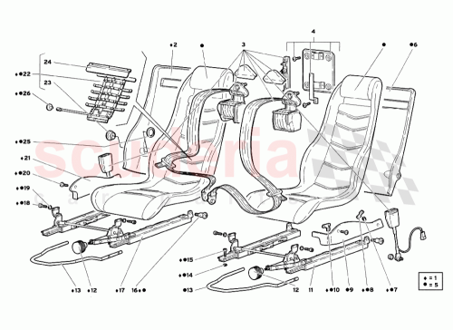 Part Diagram for Lamborghini 009435112