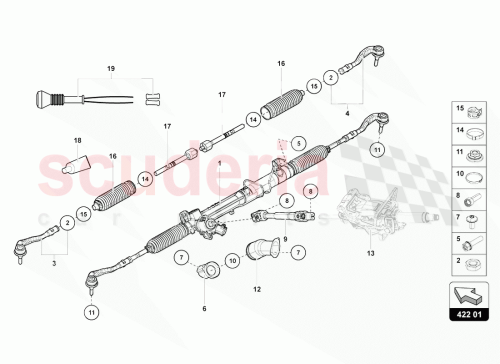 Part Diagram for Lamborghini WHT005436A