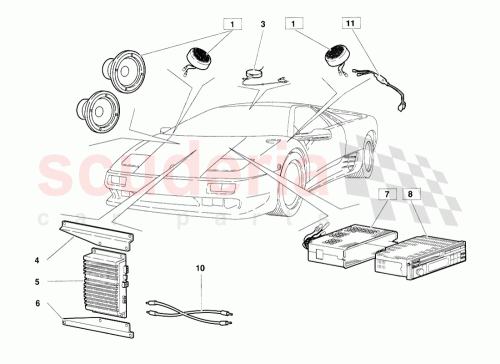 Part Diagram for Lamborghini 005933055