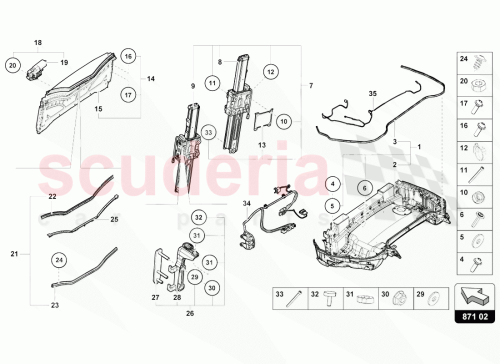 Part Diagram for Lamborghini 4T7845121