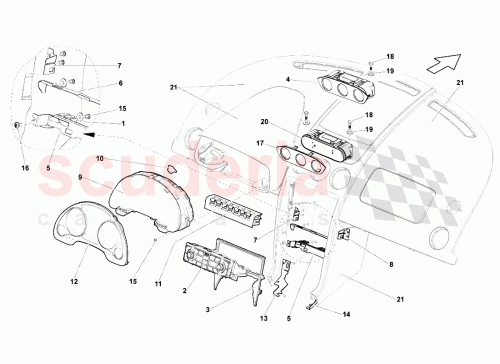 Part Diagram for Lamborghini 400820043E