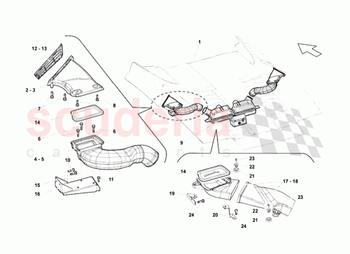 Part Diagram for Lamborghini 407827550B