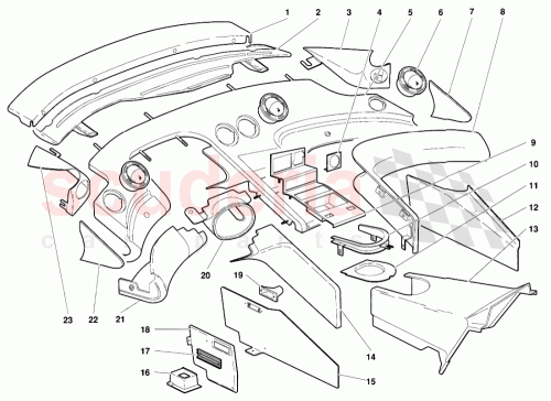Part Diagram for Lamborghini 009458336