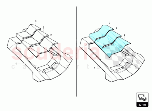 Part Diagram for Lamborghini 476827632F