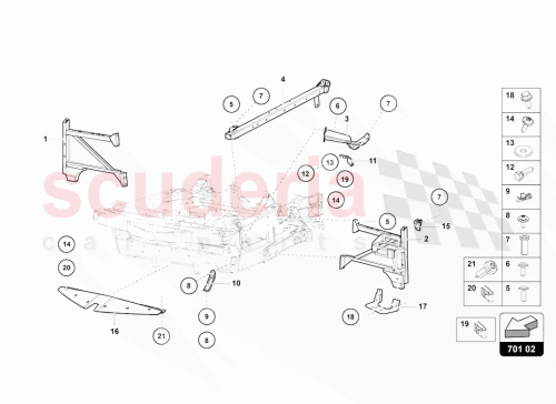 Part Diagram for Lamborghini 470807147B