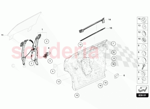 Part Diagram for Lamborghini 4H0837491