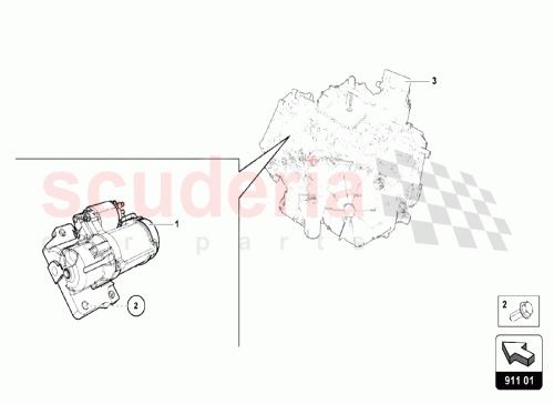 Part Diagram for Lamborghini 0BZ911024D