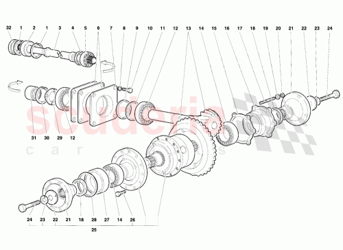 Part Diagram for Lamborghini 002332651