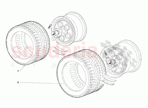 Part Diagram for Lamborghini 005333833