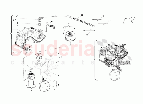Part Diagram for Lamborghini 086398162A