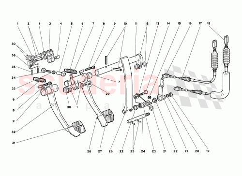 Part Diagram for Lamborghini 0042005210
