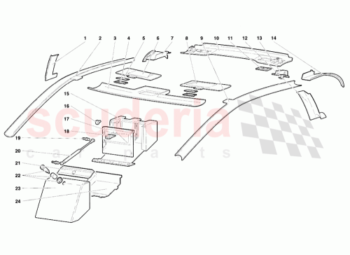 Part Diagram for Lamborghini 009458051