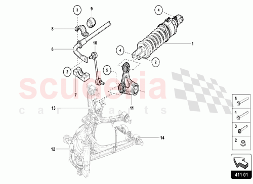 Part Diagram for Lamborghini 470412019S