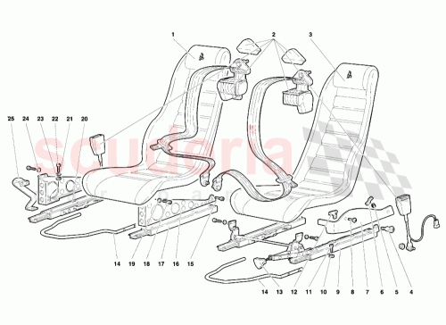 Part Diagram for Lamborghini 009435247