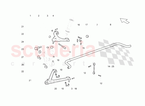 Part Diagram for Lamborghini 400407313