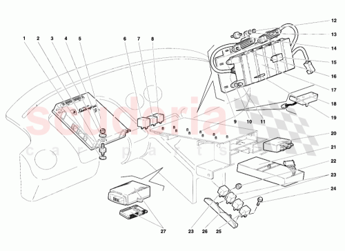 Part Diagram for Lamborghini 006135124