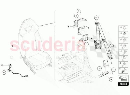 Part Diagram for Lamborghini 4S7813930D