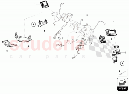 Part Diagram for Lamborghini 0BZ927321A