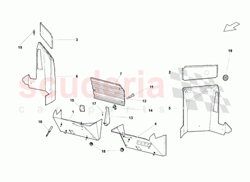 Part Diagram for Lamborghini 408805116A