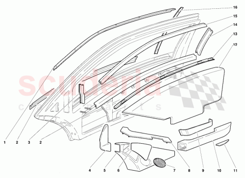 Part Diagram for Lamborghini 009421503