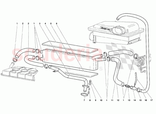 Part Diagram for Lamborghini 001725846