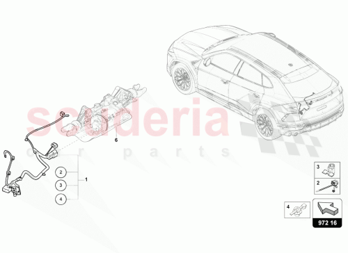 Part Diagram for Lamborghini 4M0971165P