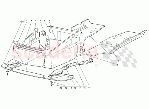 Part Diagram for Lamborghini 009409210