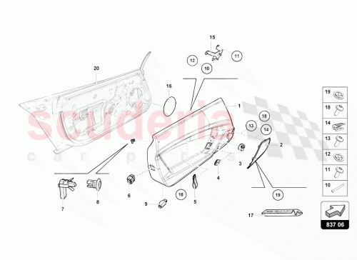 Part Diagram for Lamborghini 470858175A