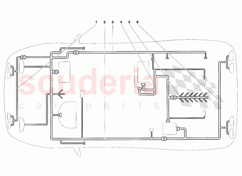Part Diagram for Lamborghini 006135128
