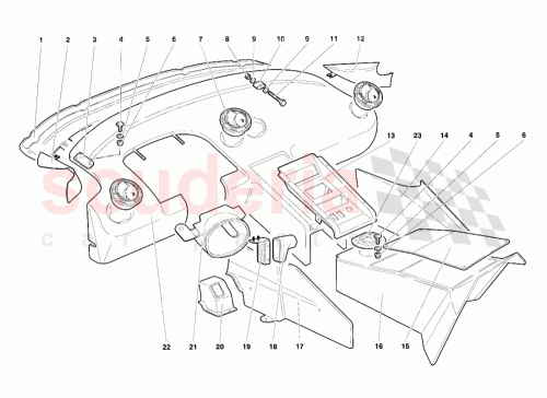 Part Diagram for Lamborghini 009414149