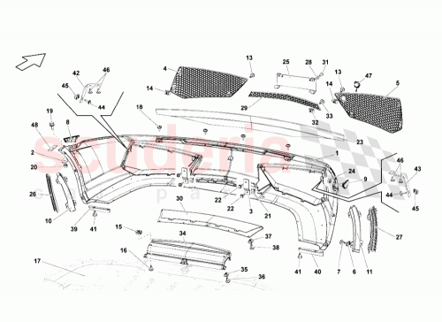 Part Diagram for Lamborghini 400807055