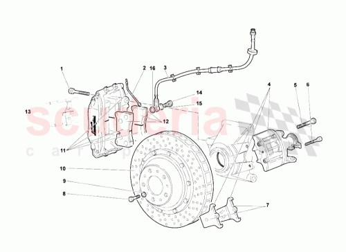 Part Diagram for Lamborghini WHT001330