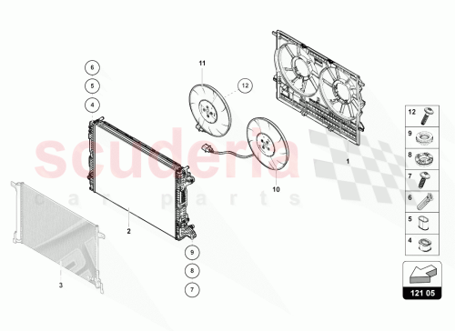 Part Diagram for Lamborghini 7P0121365