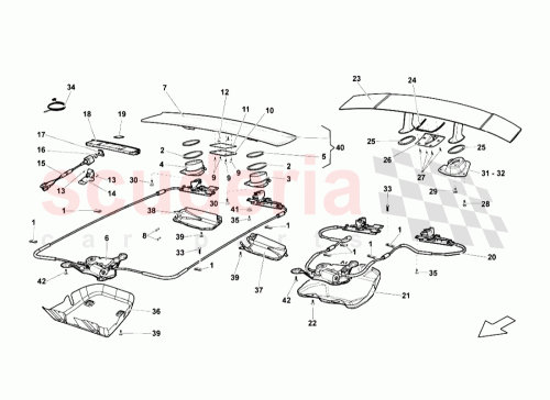 Part Diagram for Lamborghini 407103747A