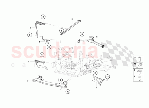 Part Diagram for Lamborghini 470813649B
