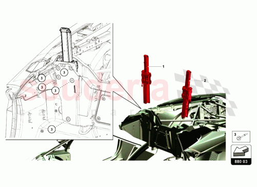 Part Diagram for Lamborghini 475880080A