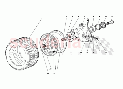Part Diagram for Lamborghini 0051001139