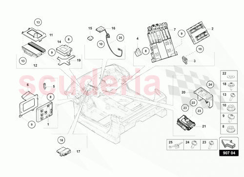 Part Diagram for Lamborghini 8R0907468L
