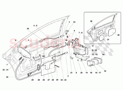 Part Diagram for Lamborghini 417837011C