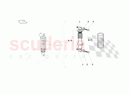 Part Diagram for Lamborghini 410511115A