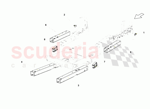 Part Diagram for Lamborghini 400805114A