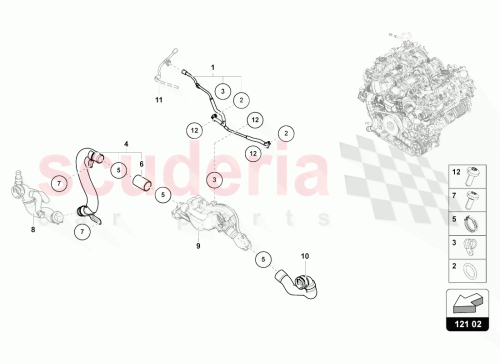 Part Diagram for Lamborghini 0P2121481B