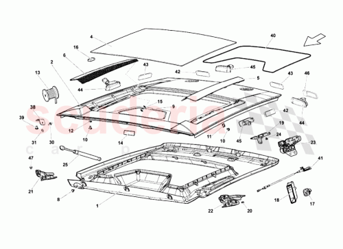 Part Diagram for Lamborghini 420947237